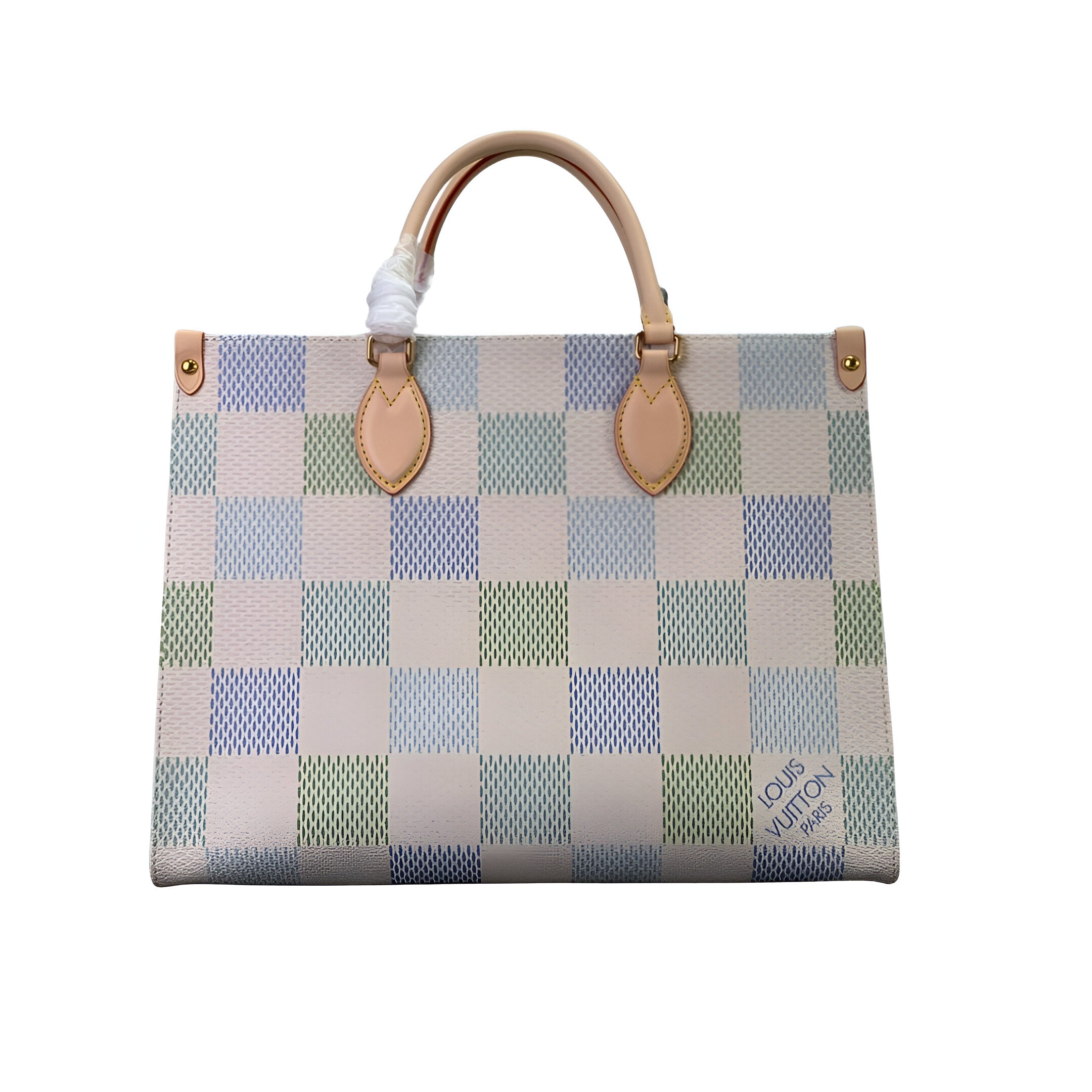 LOUIS VUITTON LV Monogram Canvas Onthego MM Pistachio