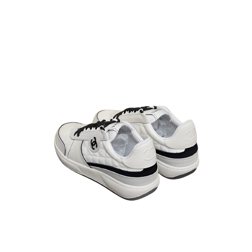 CHANEL Men's Iconic White Sneakers