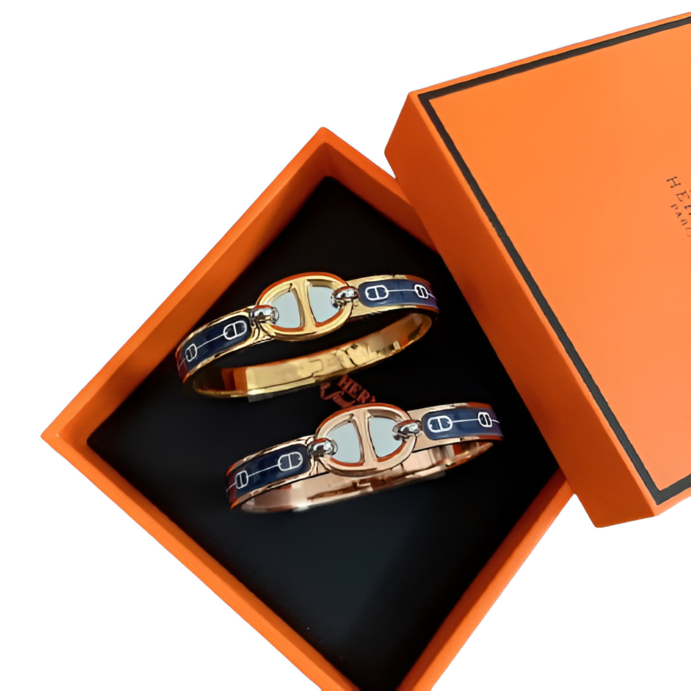 HERMES Iconic Chain-Link Bangle Collection