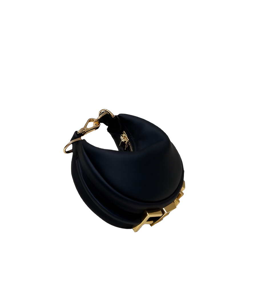 Fendi Black Crescent Shoulder Bag