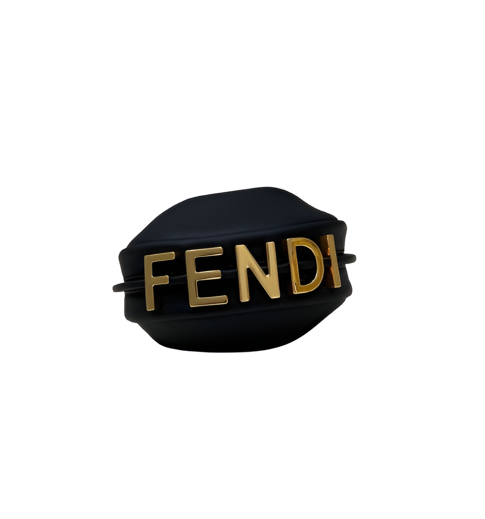 Fendi Black Crescent Shoulder Bag