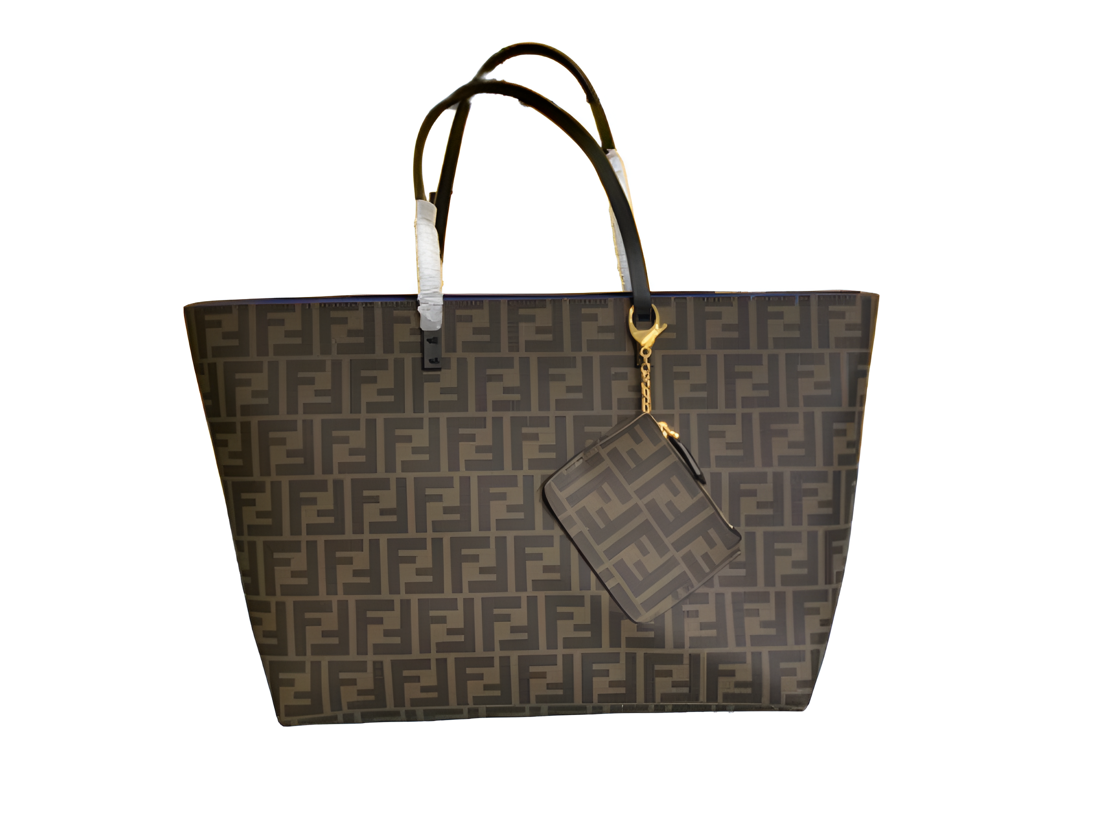 Fendi Monogram Large Tote Bag with Pouch