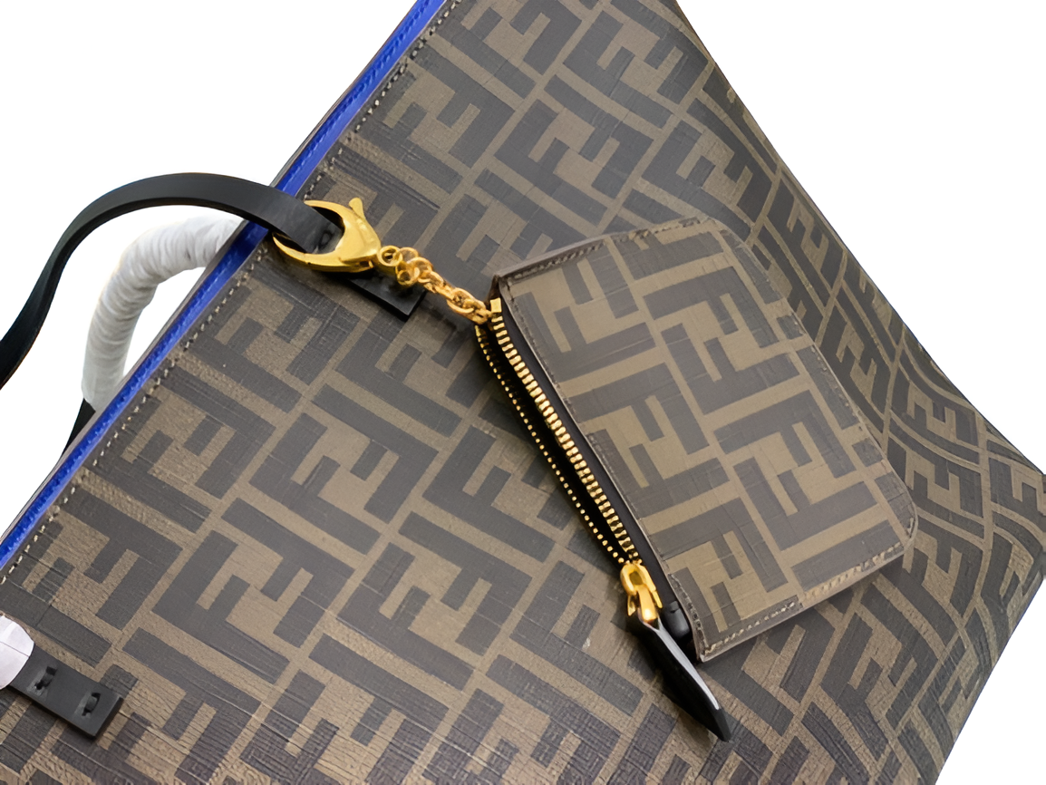 Fendi Monogram Large Tote Bag with Pouch