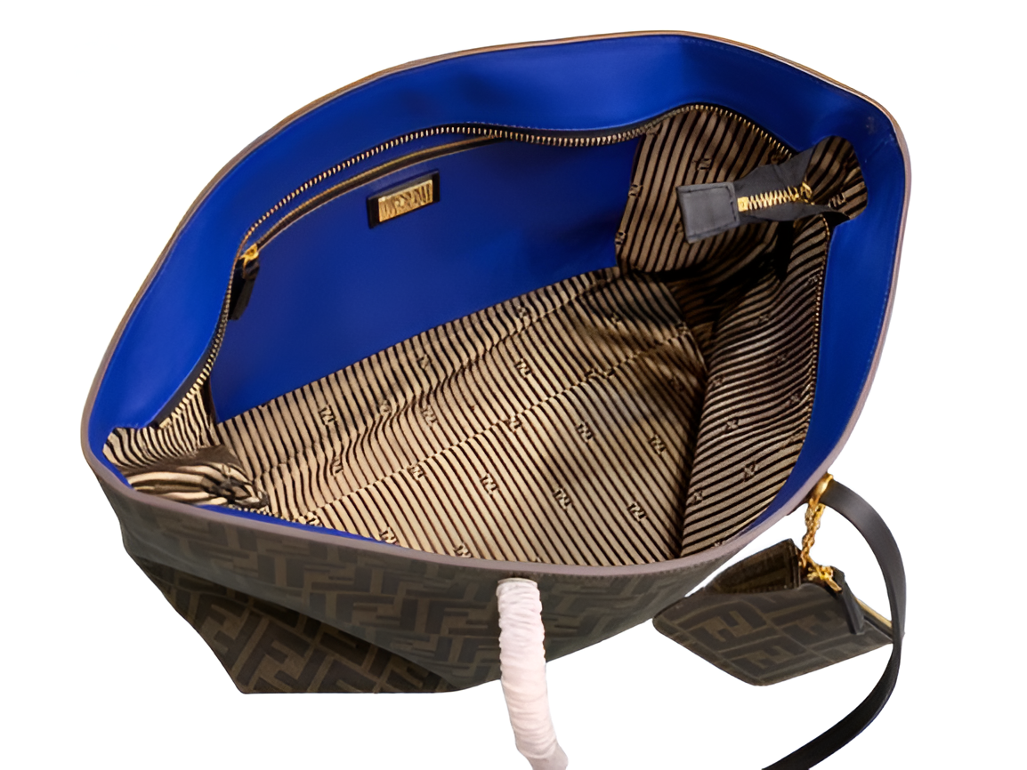 Fendi Monogram Large Tote Bag with Pouch