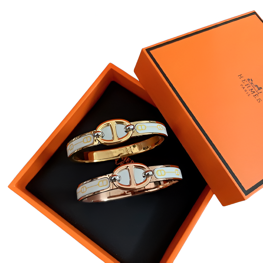 HERMES Iconic Chain-Link Bangle Collection