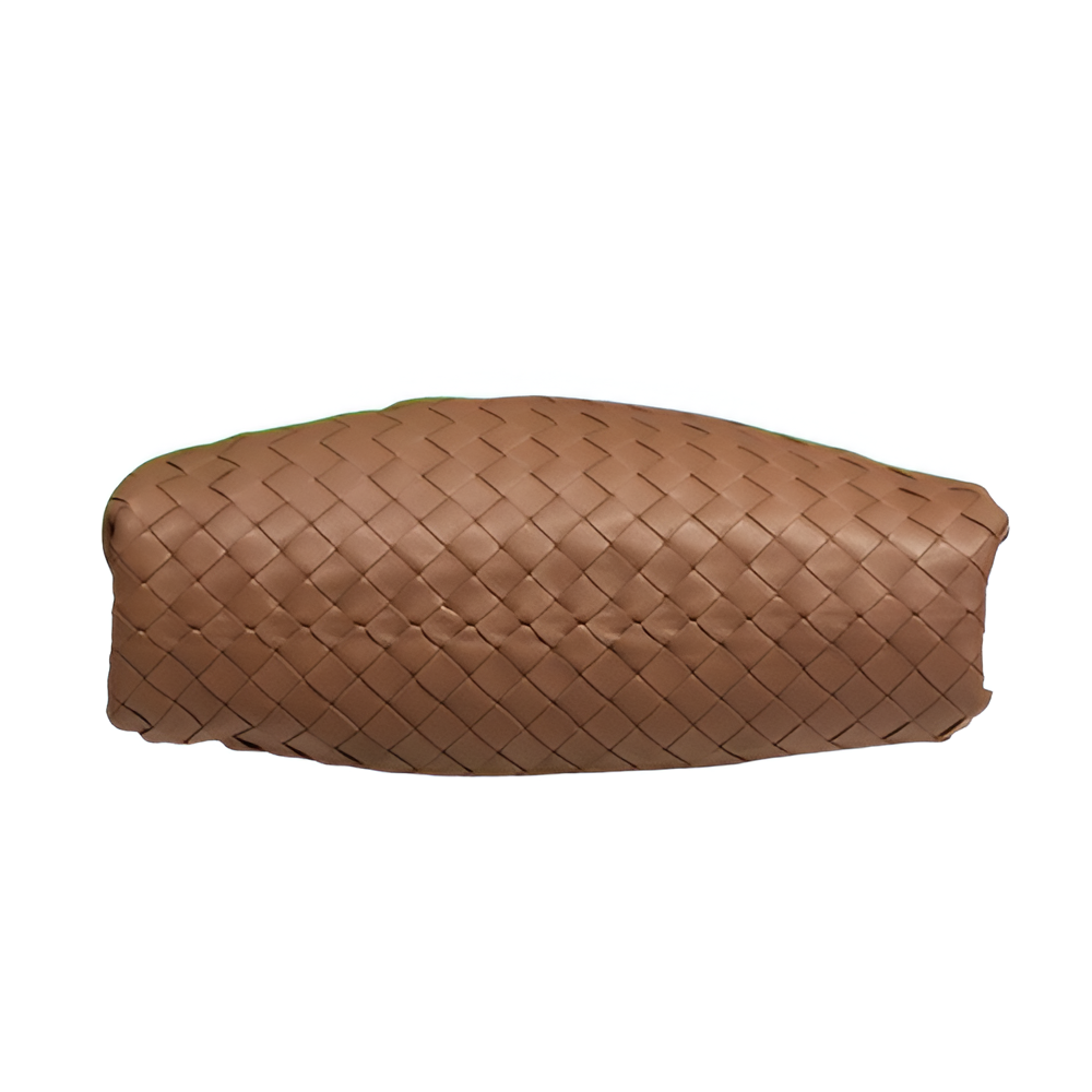 Bottega Tan Woven Leather Cltch