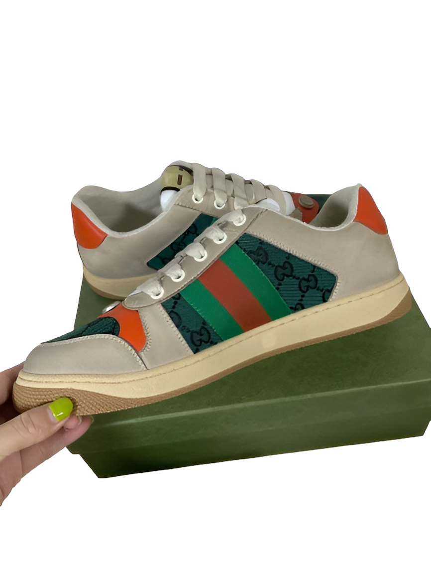 Gucci  Men's GG Retro Print Sneakers