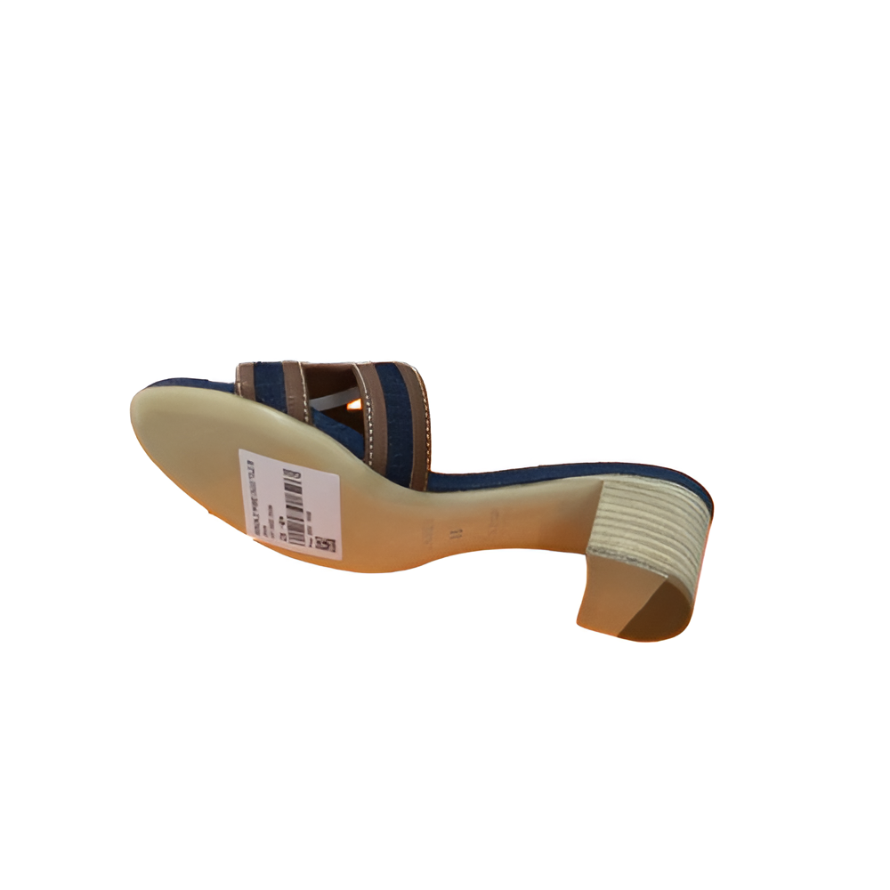 Hermes Women's Brown & Black Slides