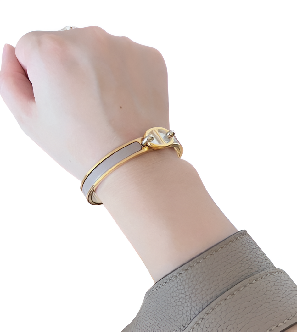 HERMES Iconic Chain-Link Bangle Collection