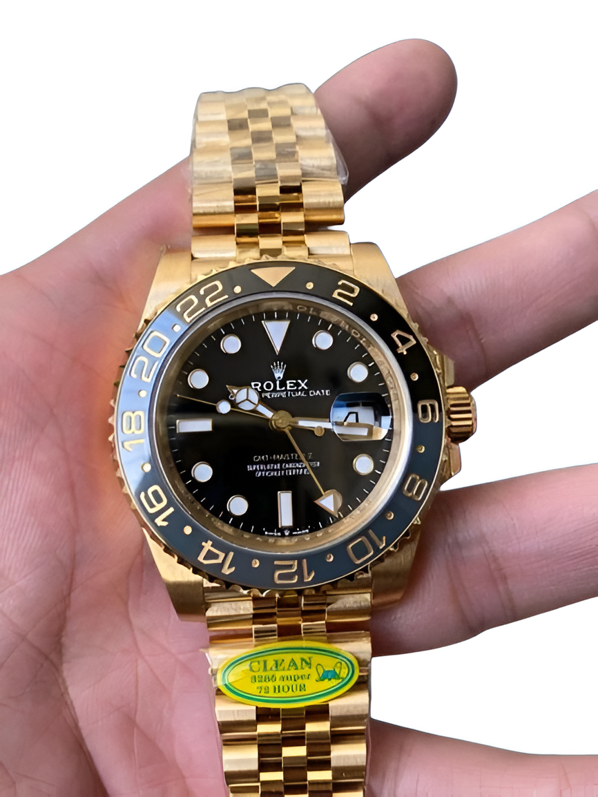 Rolex GMT-Master II Gold with Black Dial