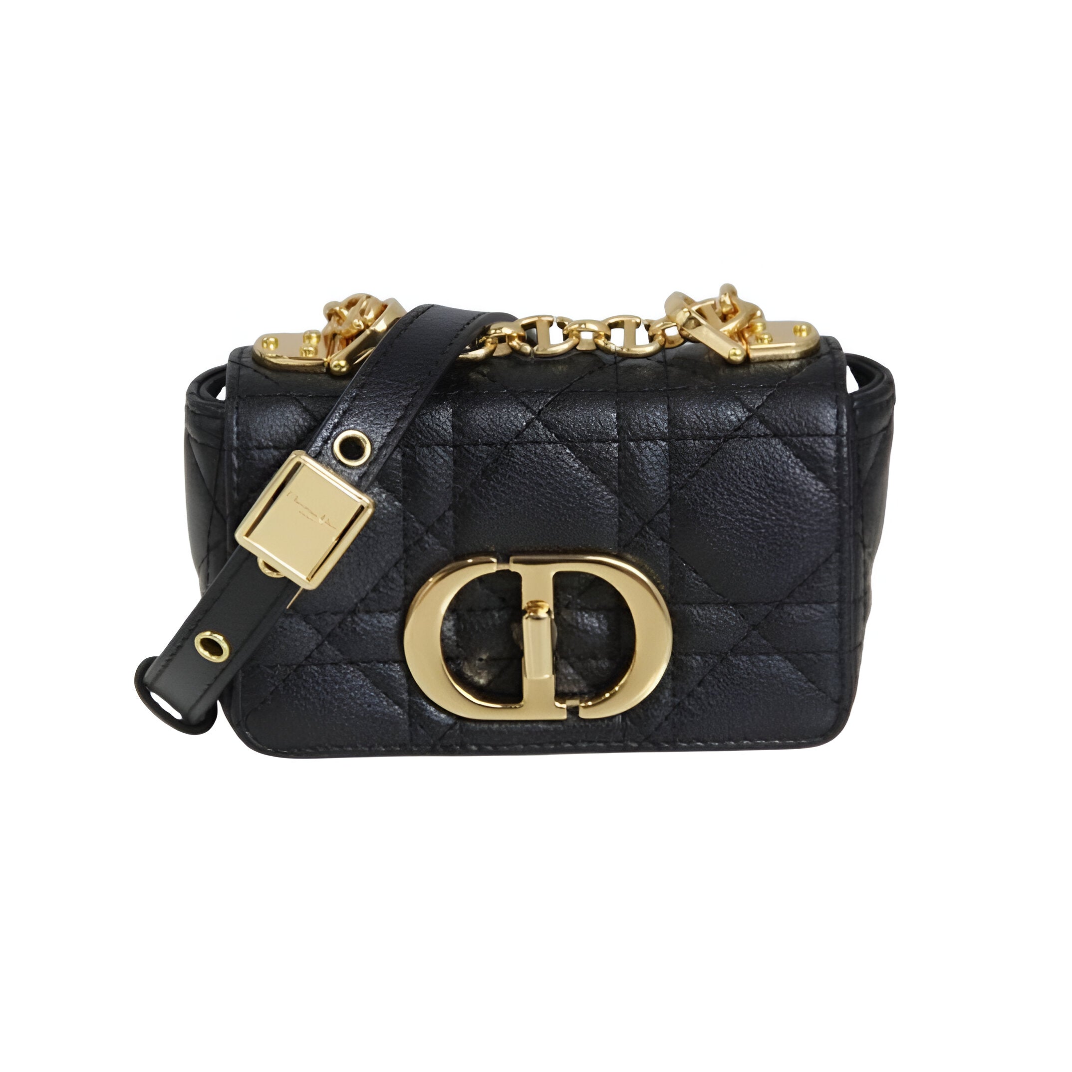 Dior Black Quilted Crossbody Bag