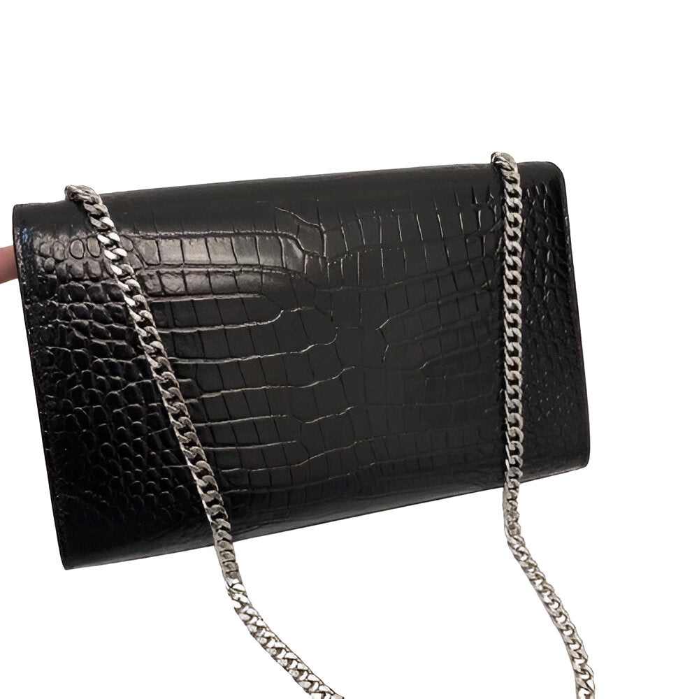 Saint Laurent Monogram Chain Wallet