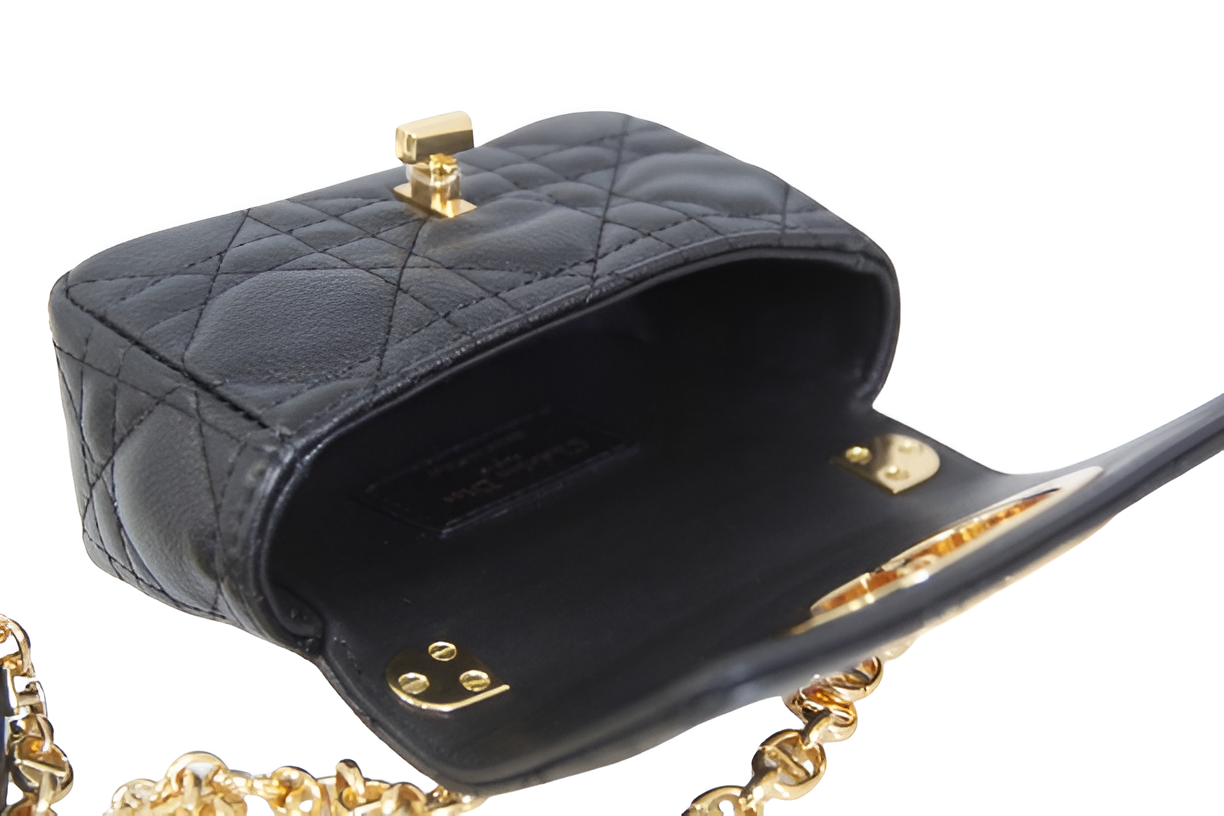 Dior Black Quilted Crossbody Bag