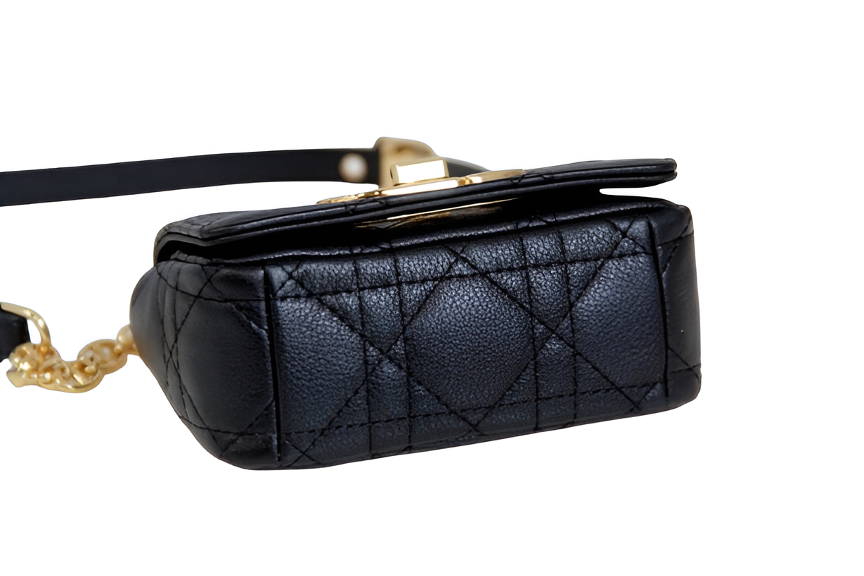 Dior Black Quilted Crossbody Bag