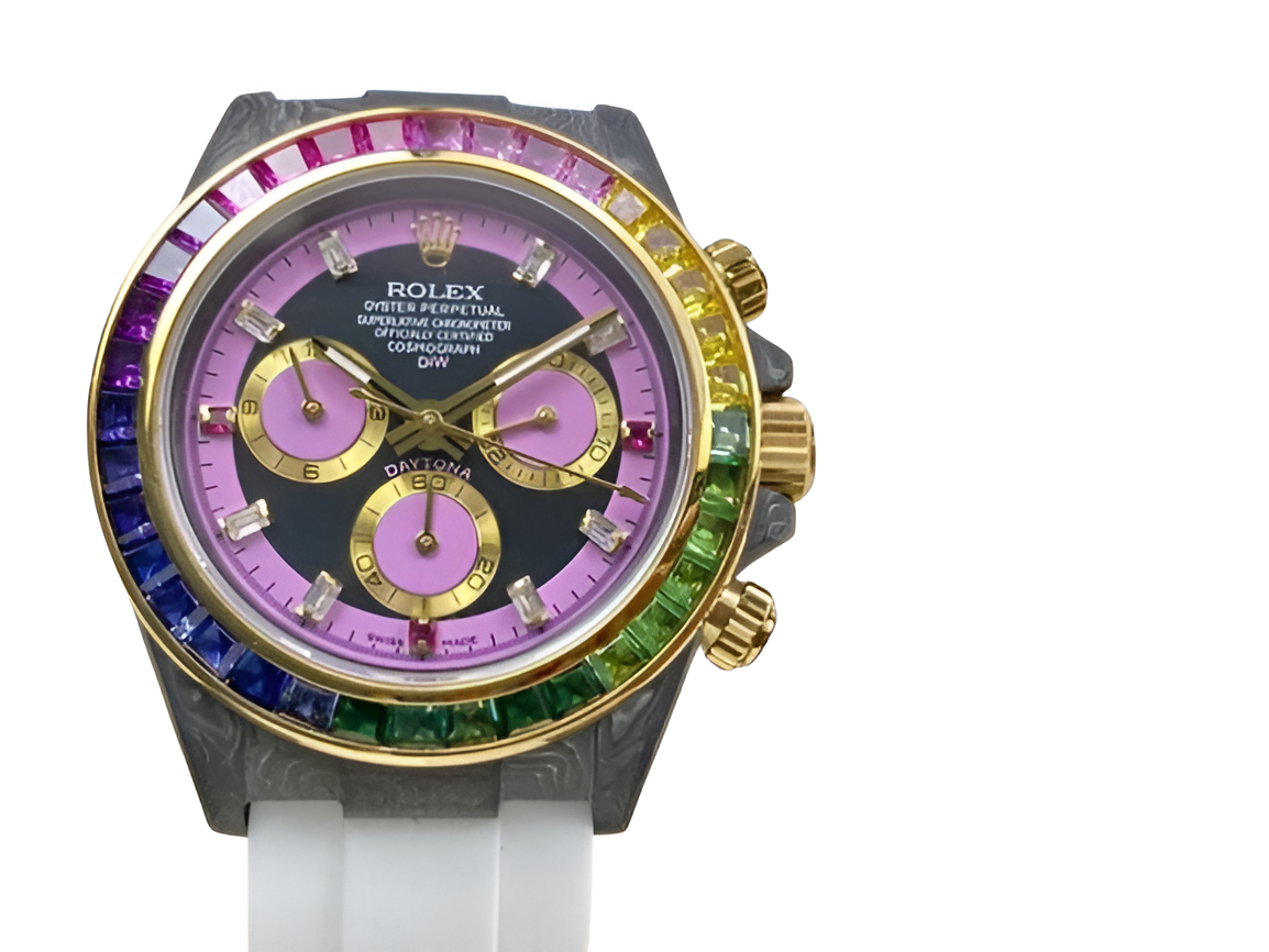 Rolex Daytona "Pink Gold Rainbow Edition"