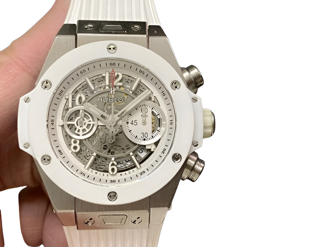 Hublot Big Bang Unico White Ceramic Chronograph