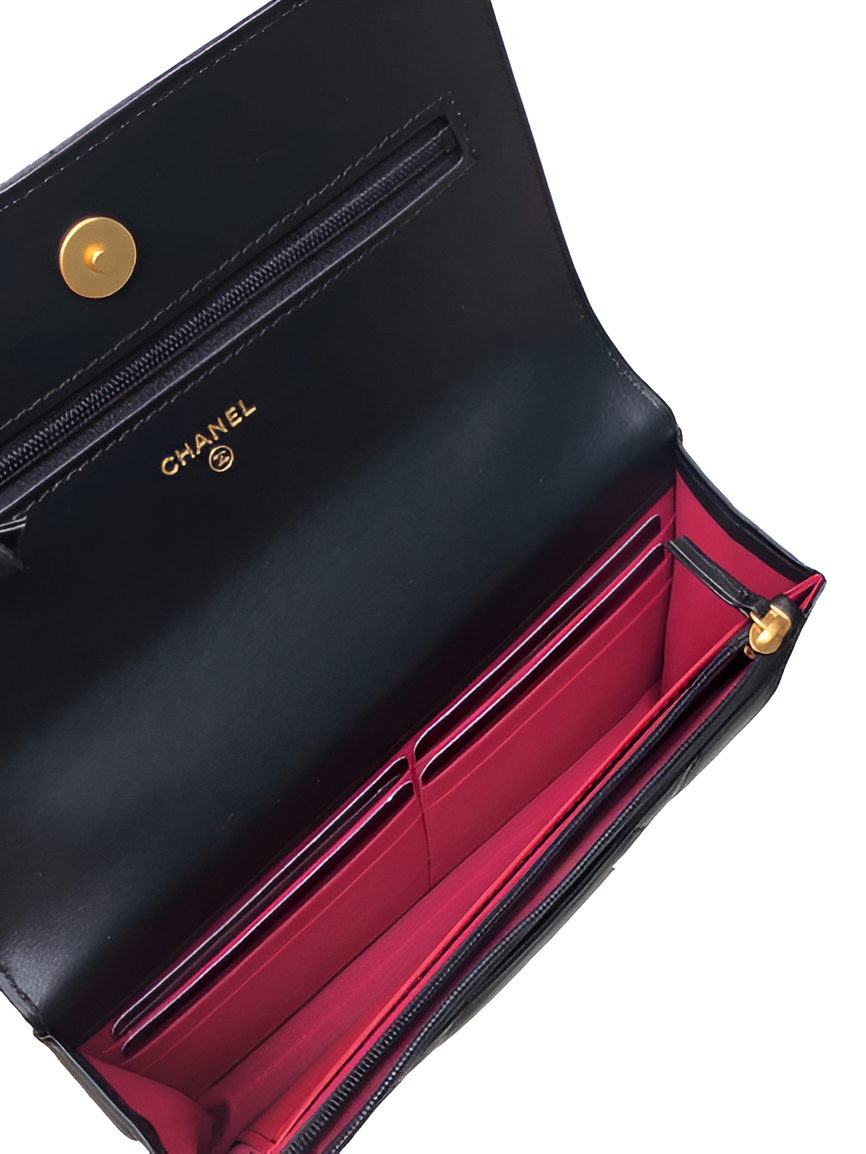 Chanel-Inspired Mini Quilted Crossbody Bag with Chain