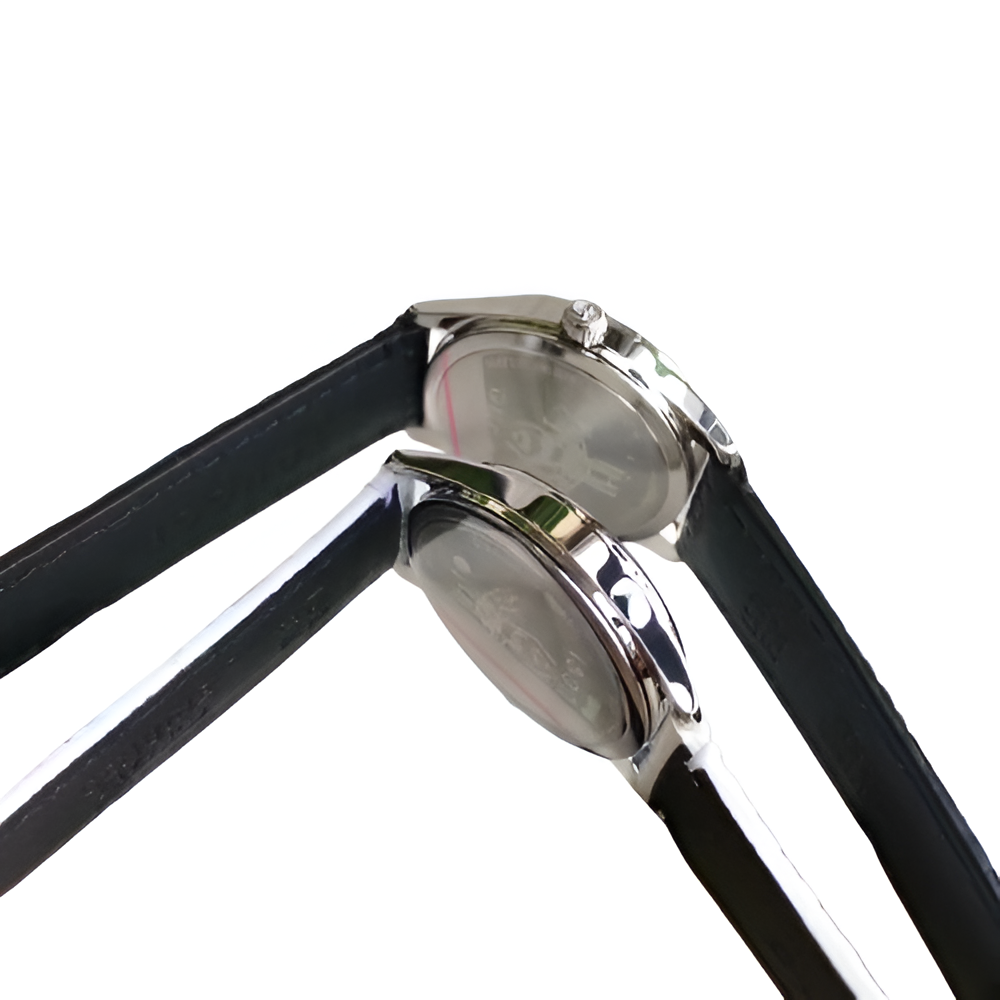 Hermes Classic Duo Watch Set - Black & White Straps