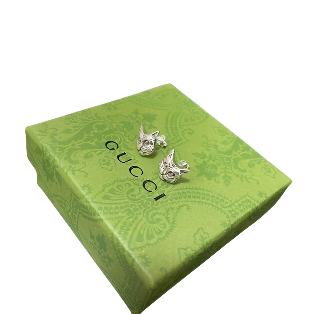 Gucci Wolf Stud Earrings