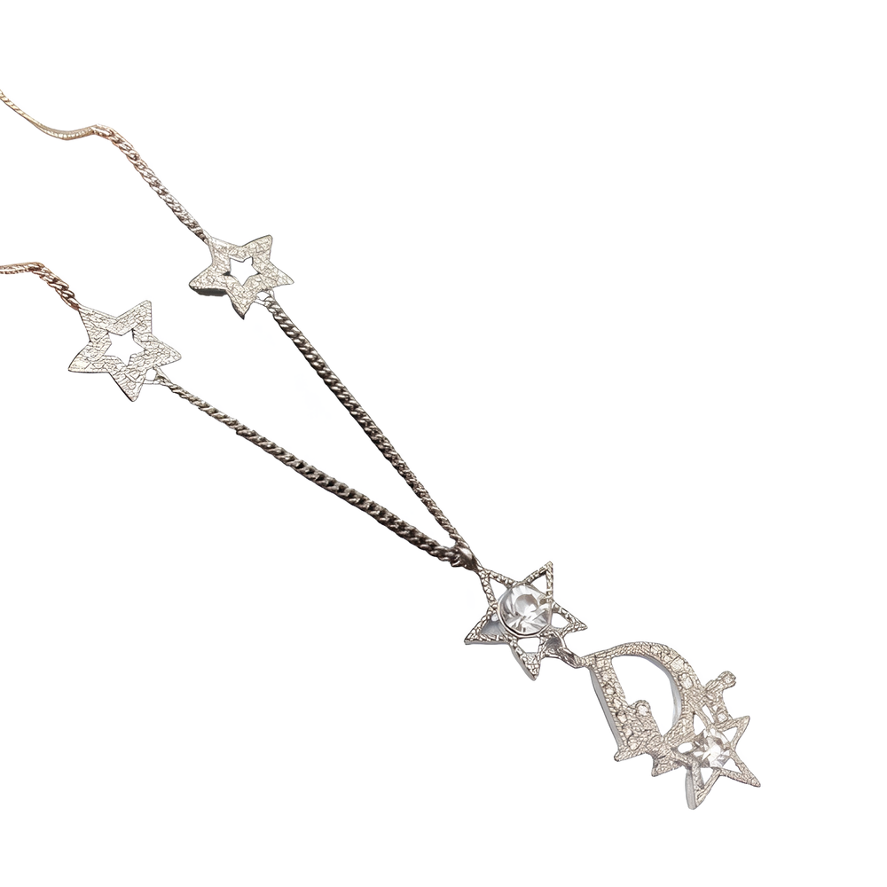 Dior Star & Moon Crystal Necklace
