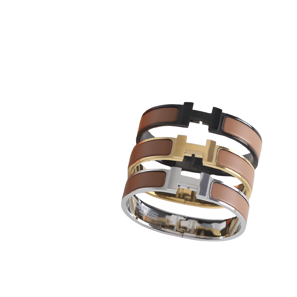 Triple-Layer H-Design Bracelet Collection