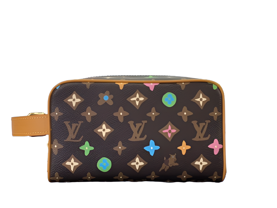 Louis Vuitton-inspired toiletry bag