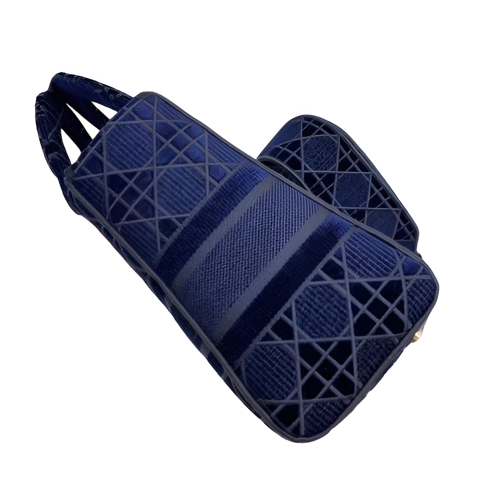Dior Mini Lady Bag in Blue