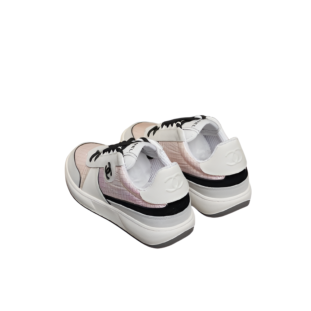 CHANEL Women's Iridescent Pink Sneakers