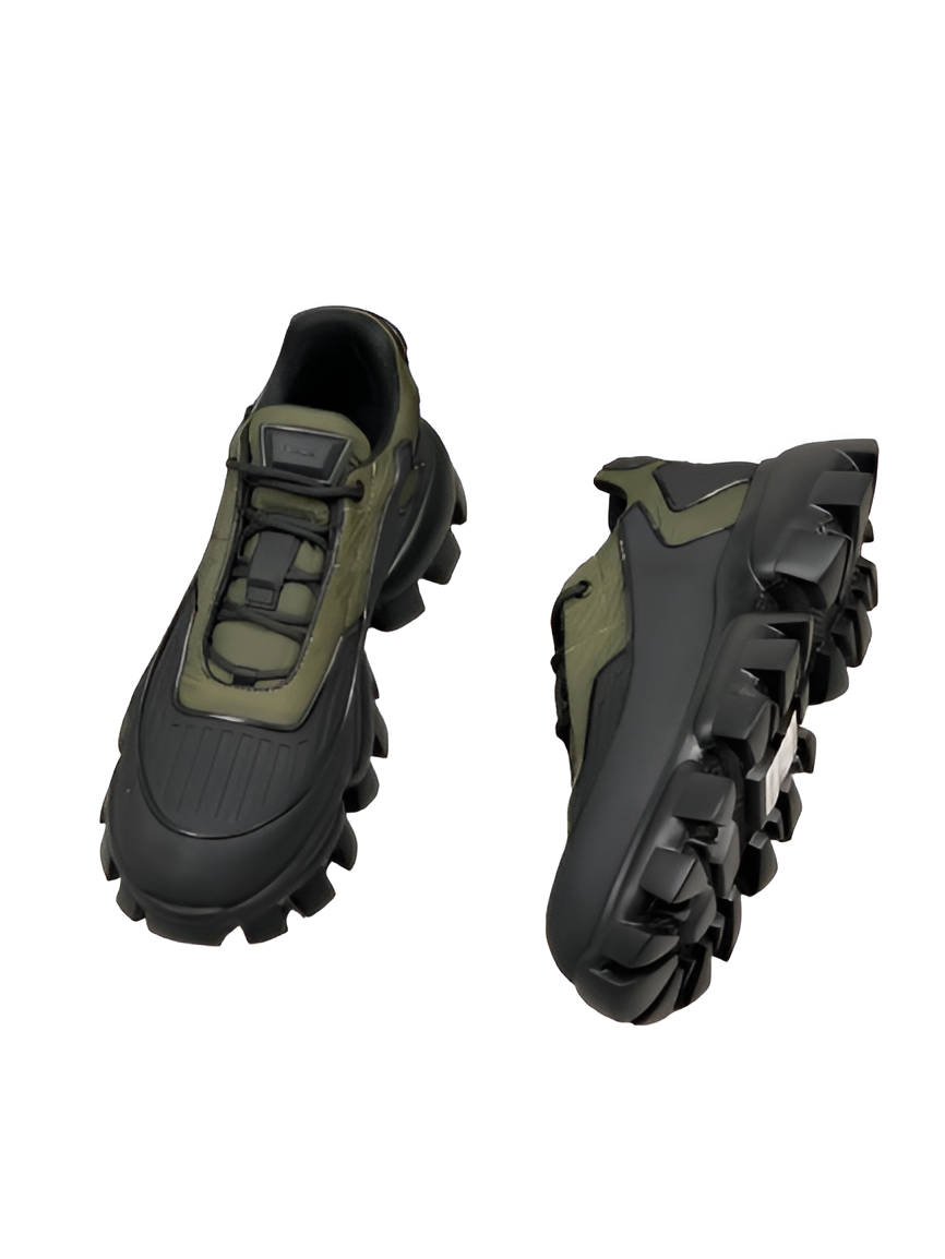 PRADA Men's Chunky Combat Sneakers