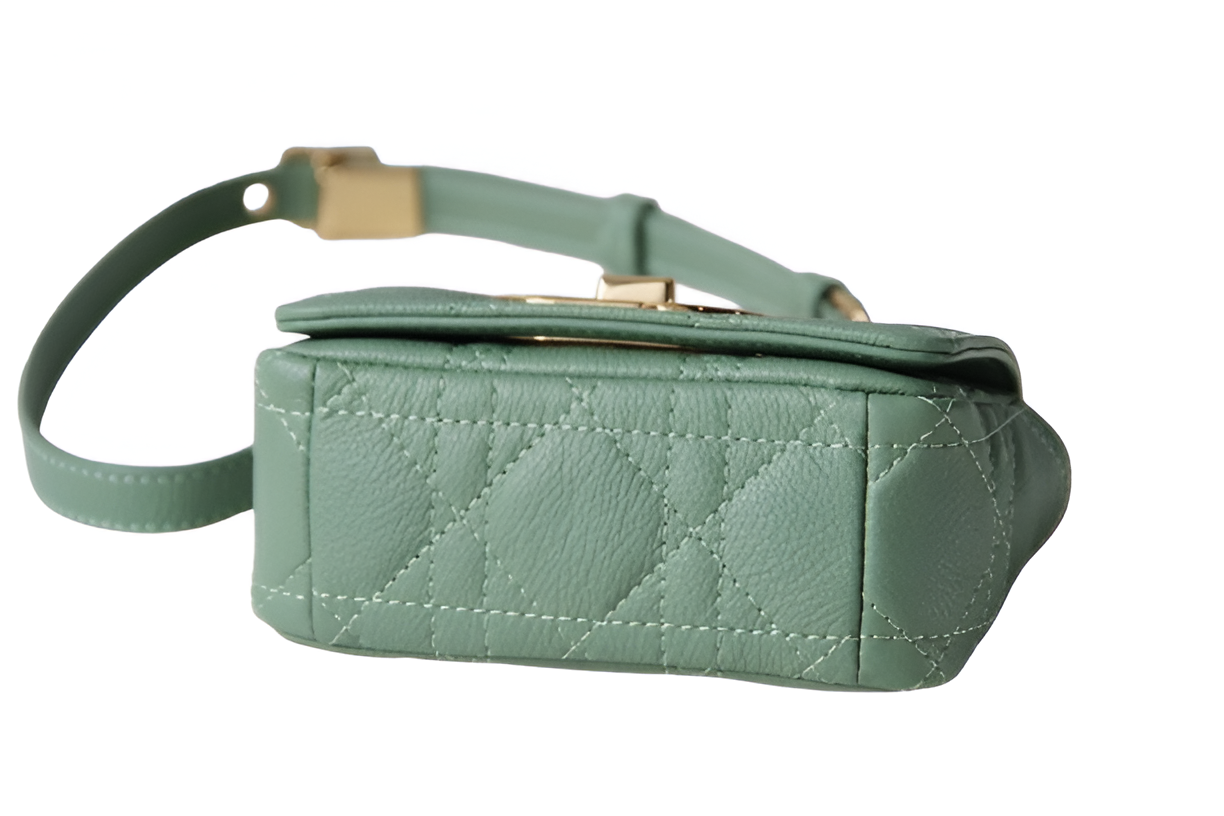 Dior Mint Green Quilted Crossbody Bag