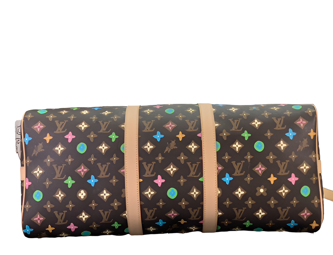 Louis Vuitton-inspired duffel bag