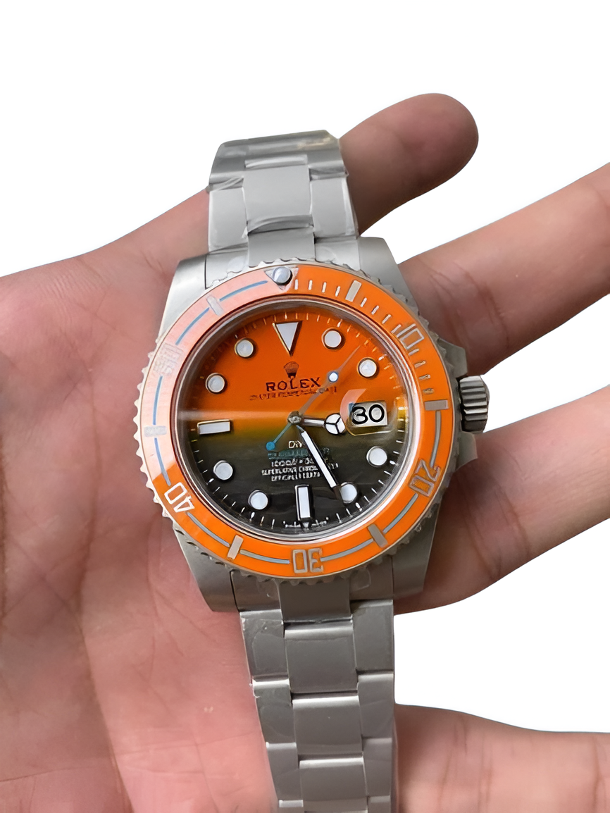Rolex Submariner Orange Dial and Bezel