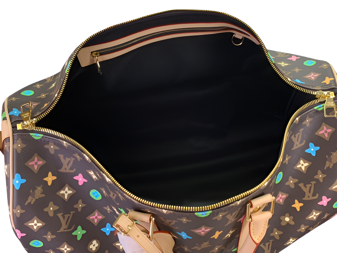 Louis Vuitton-inspired duffel bag