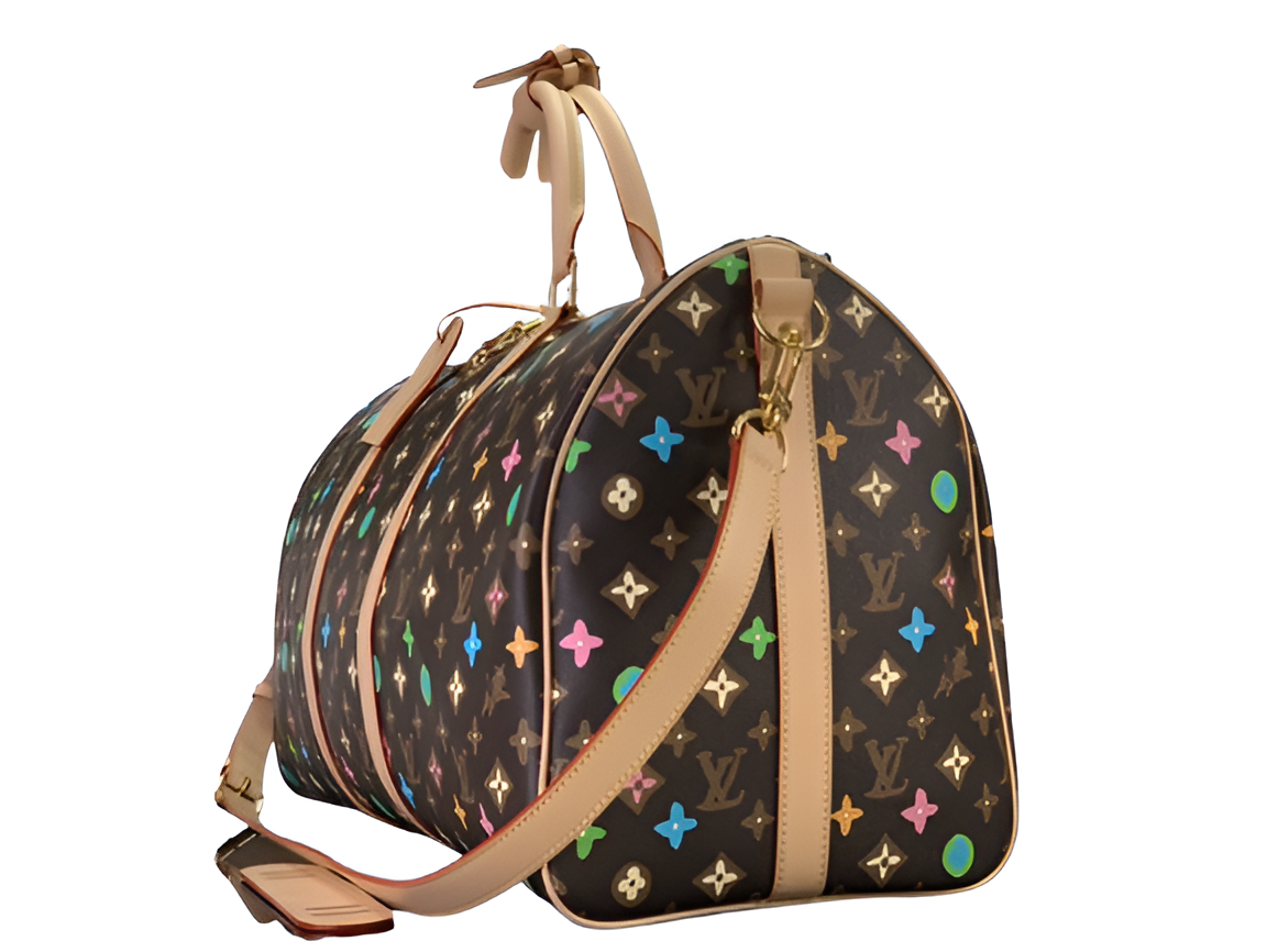Louis Vuitton-inspired duffel bag