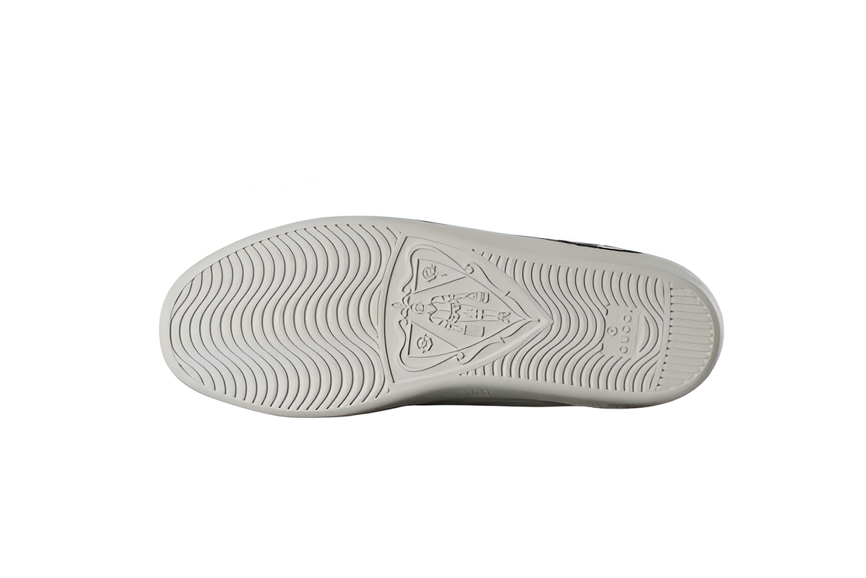 Gucci  White Cat-Print Sneakers