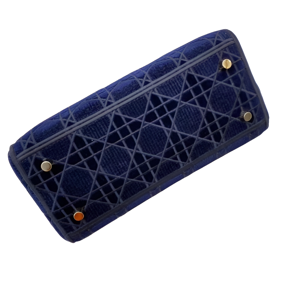 Dior Mini Lady Bag in Blue