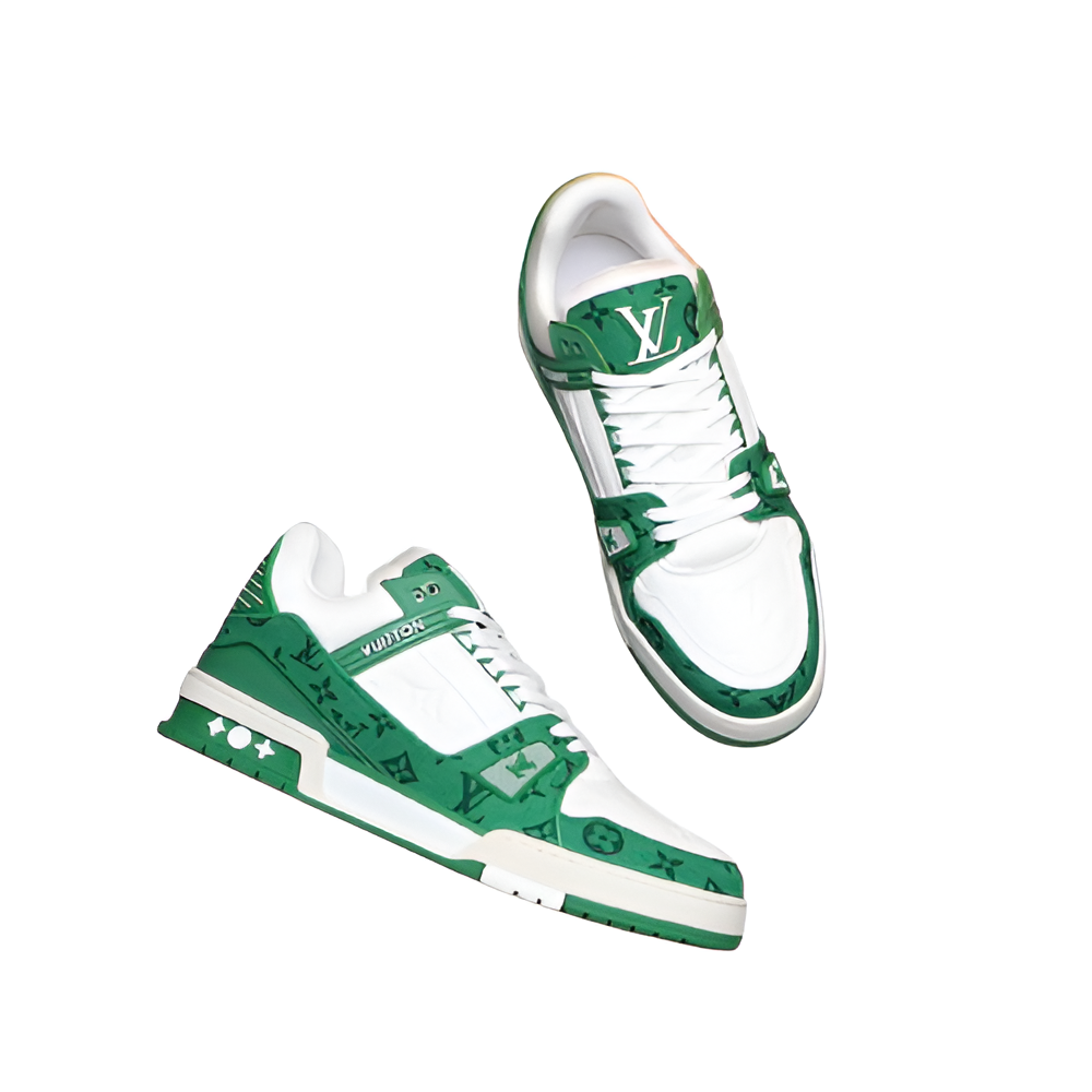 Louis Vuitton LV Green Monogram Men's Sneakers