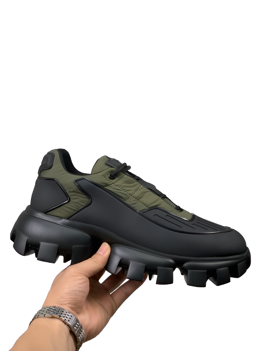 PRADA Men's Chunky Combat Sneakers