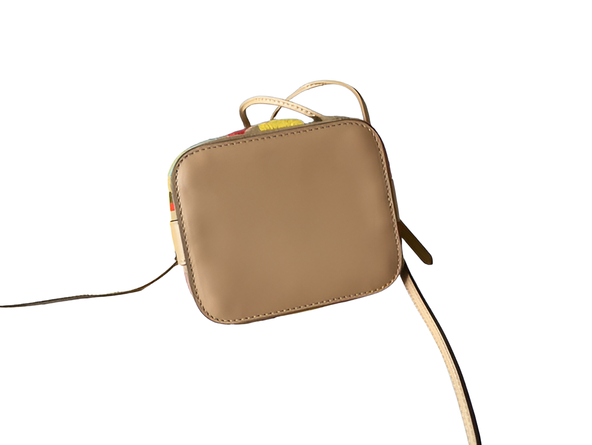 Fendi Multicolor FF Logo Mini Bucket Bag