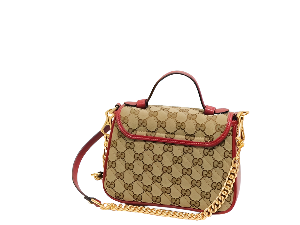 Gucci GG Marmont Mini Top Handle Bag