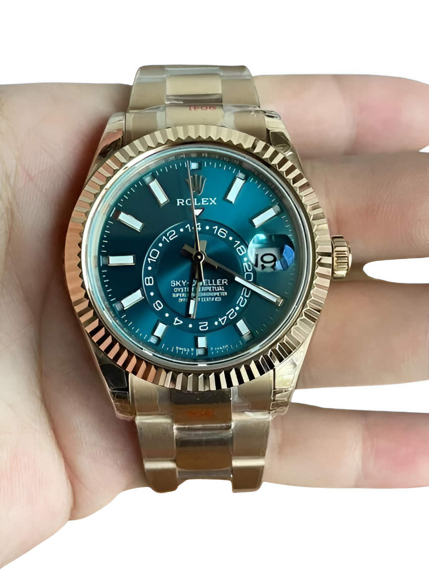 Rolex Sky-Dweller "Gold & Teal" Edition