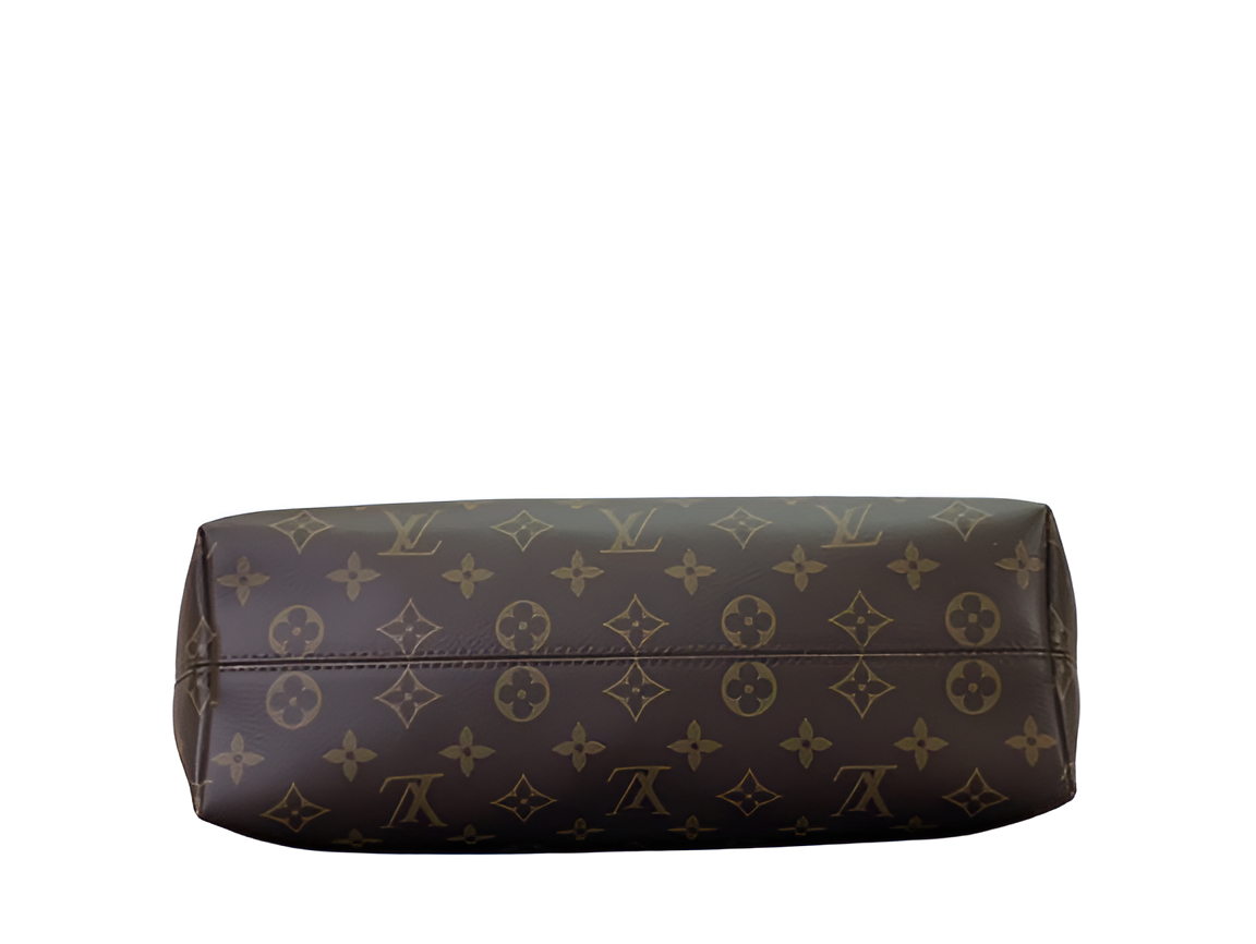 Louis Vuitton-inspired monogram tote bag