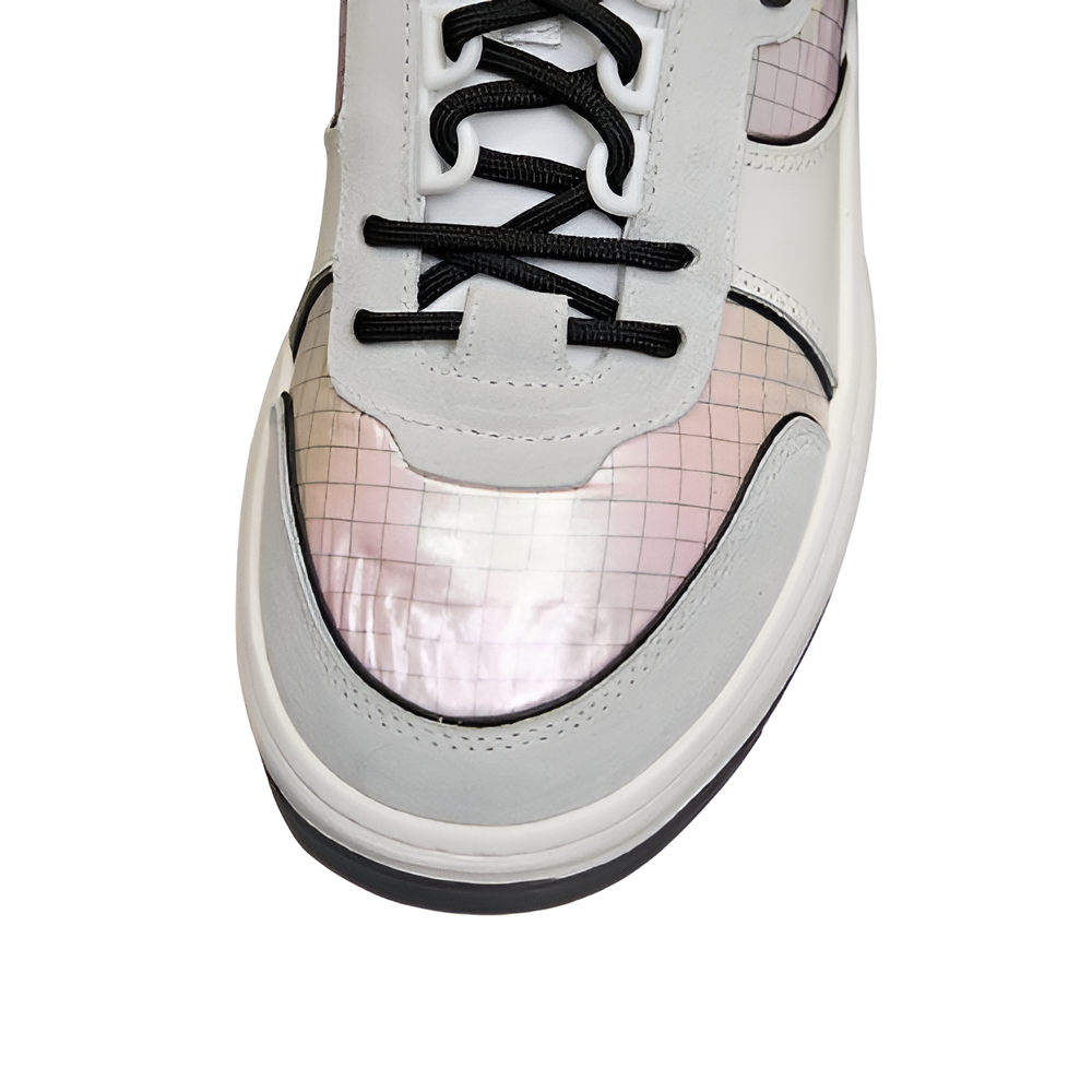 CHANEL Women's Iridescent Pink Sneakers