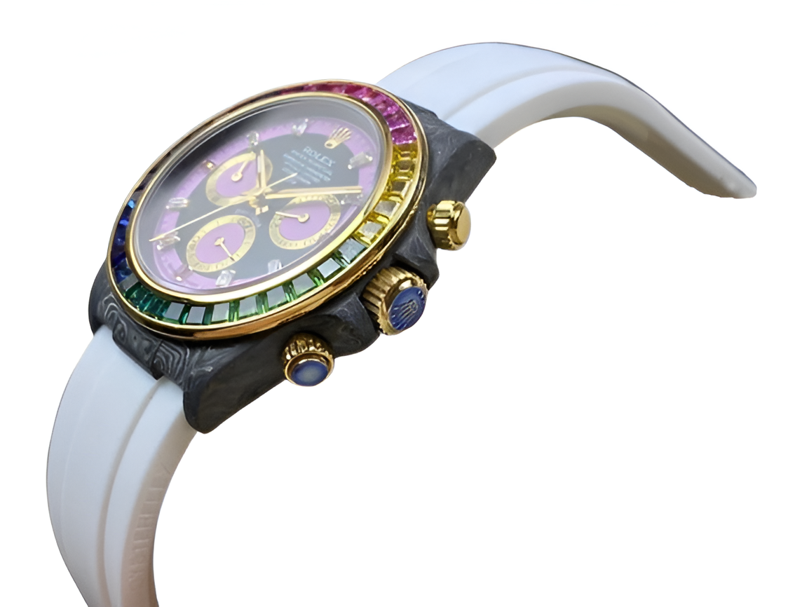 Rolex Daytona "Pink Gold Rainbow Edition"