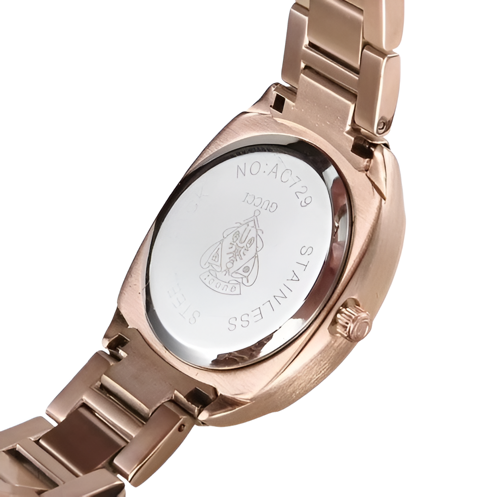 Gucci Rose Gold Watch & Bracelet Set - Luxury Duo