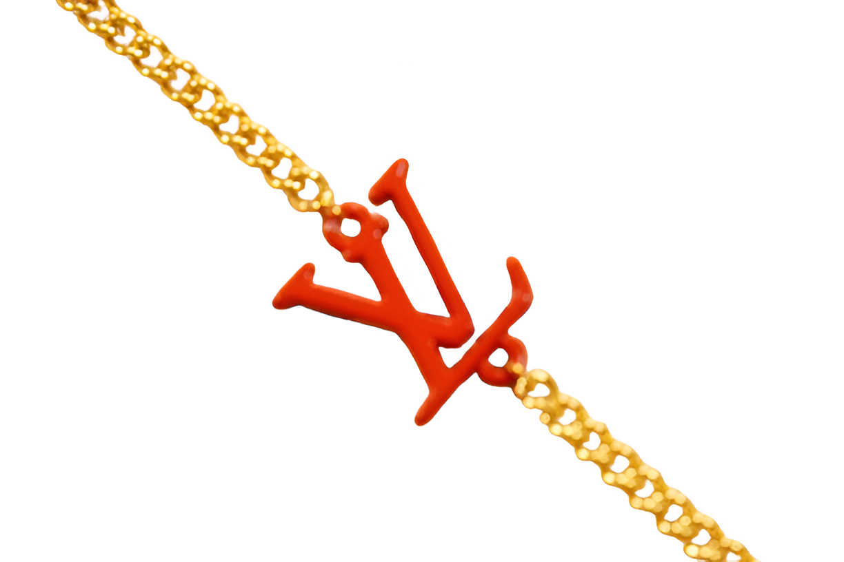 LV Strawberry Pendant Necklace