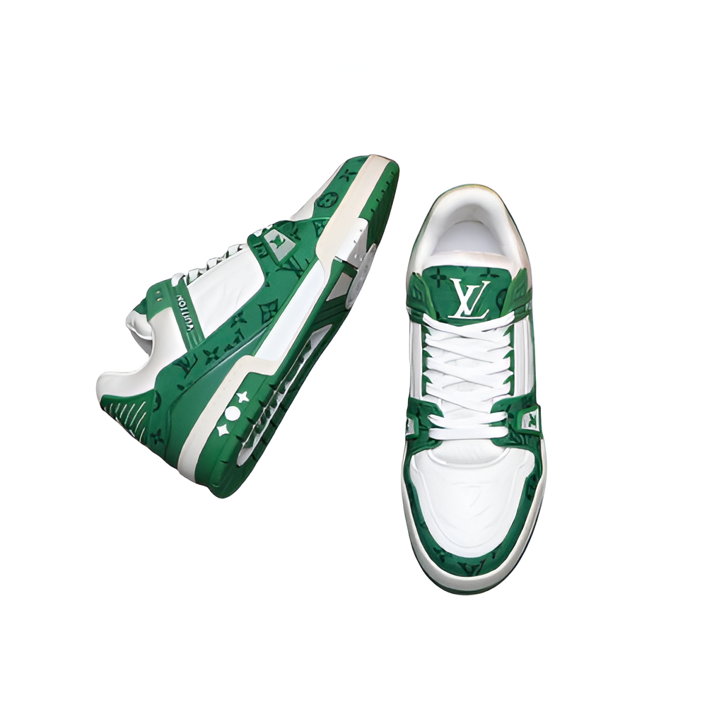 Louis Vuitton LV Green Monogram Men's Sneakers
