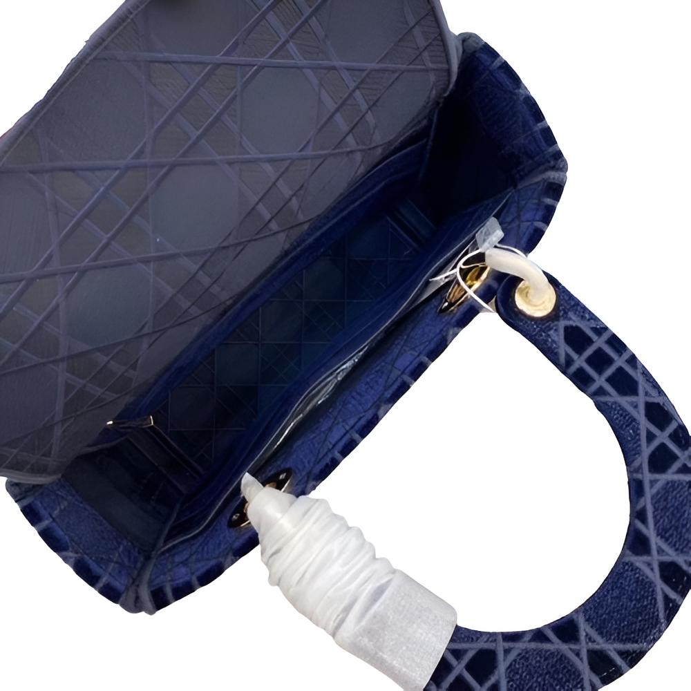 Dior Mini Lady Bag in Blue