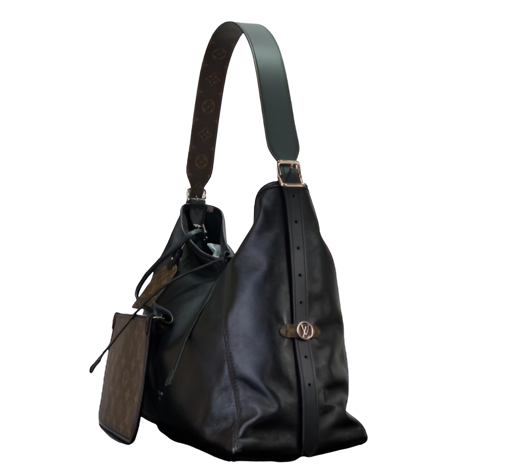 Louis Vuitton-inspired hobo bag