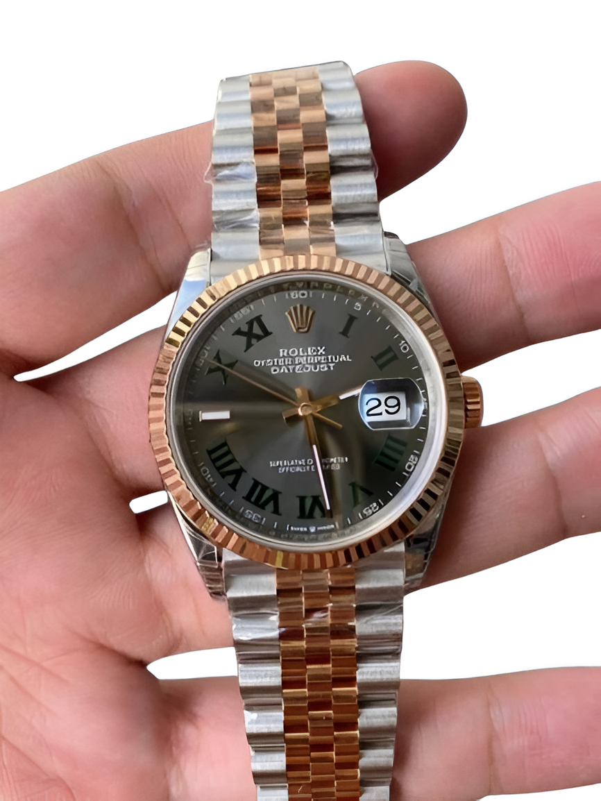 Rolex Datejust "Rose Gold & Slate Roman" Edition